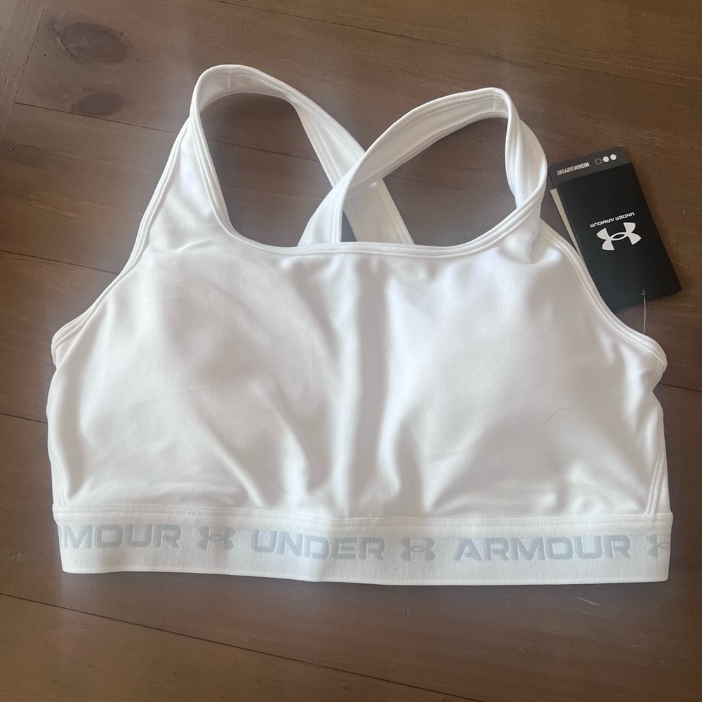White sports bra